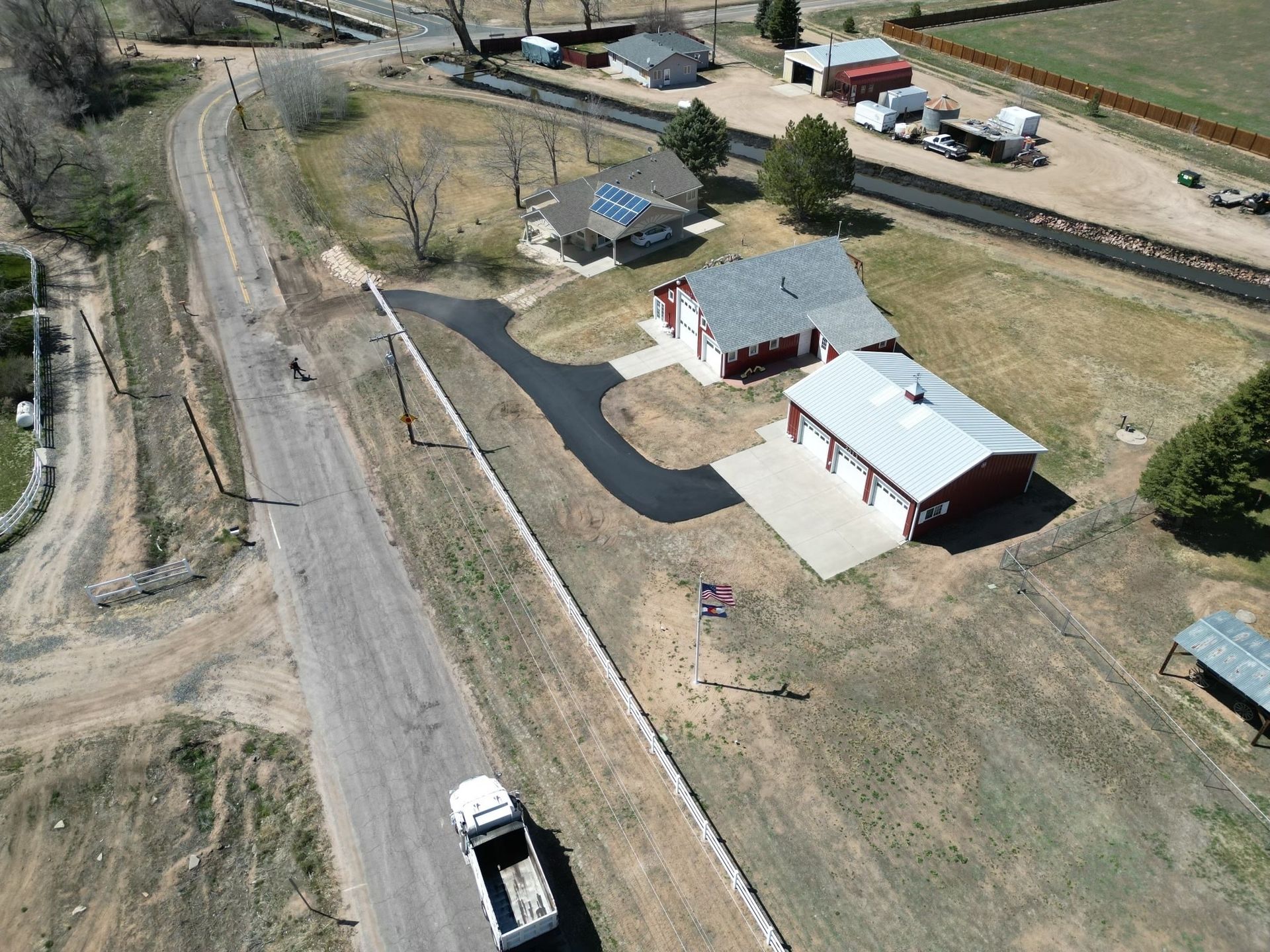 Asphalt paving project completed by Harris Asphalt Paving in Colorado